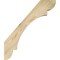 Ekena Millwork 6"W x 26"D x 30"H Olympic Rough Sawn Knee Brace, Douglas Fir BRC06X26X30OLY00RDF - alternate 4